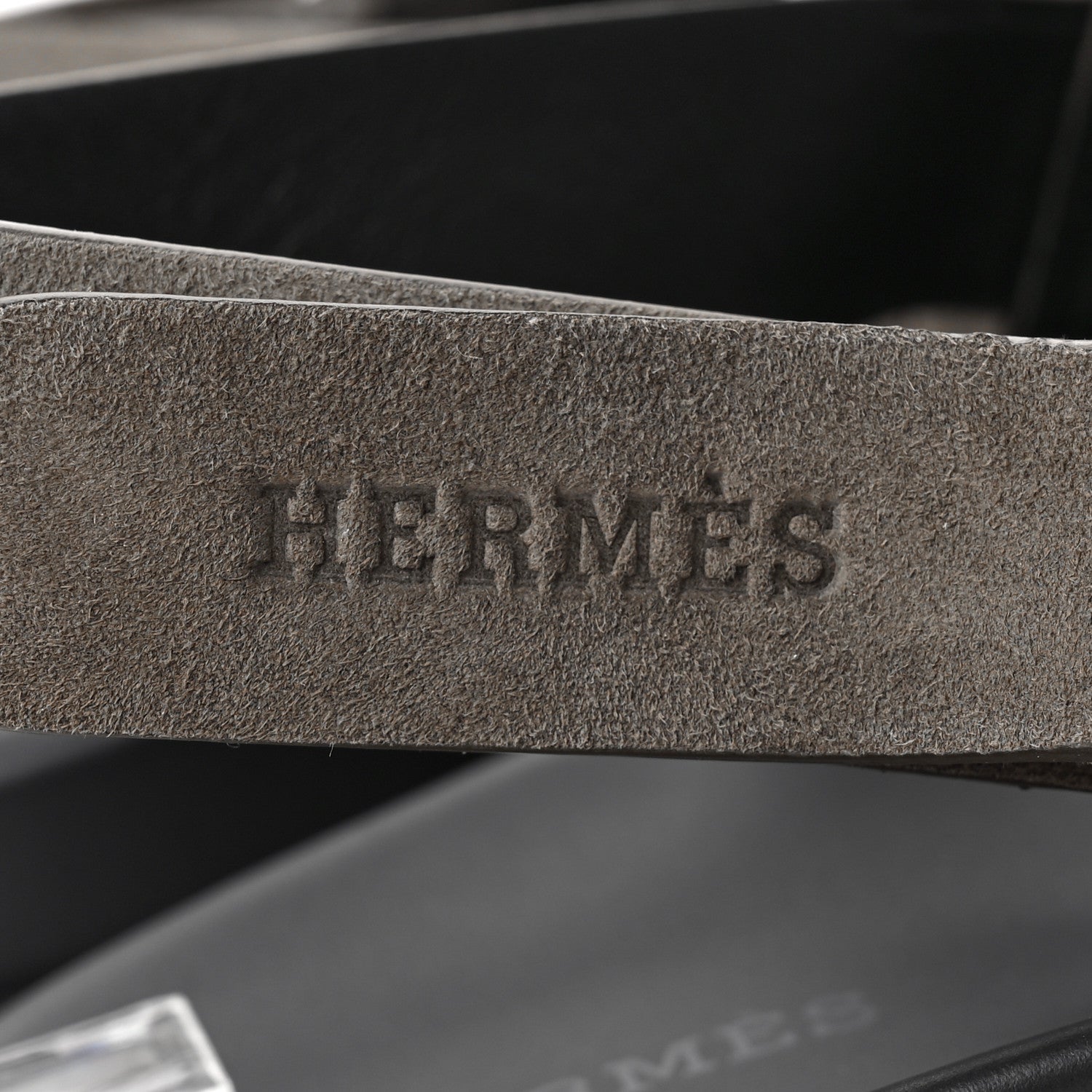 Hermes Suede Goatskin Mens Genius Sandals 43 Vert Toundra 5 of 8