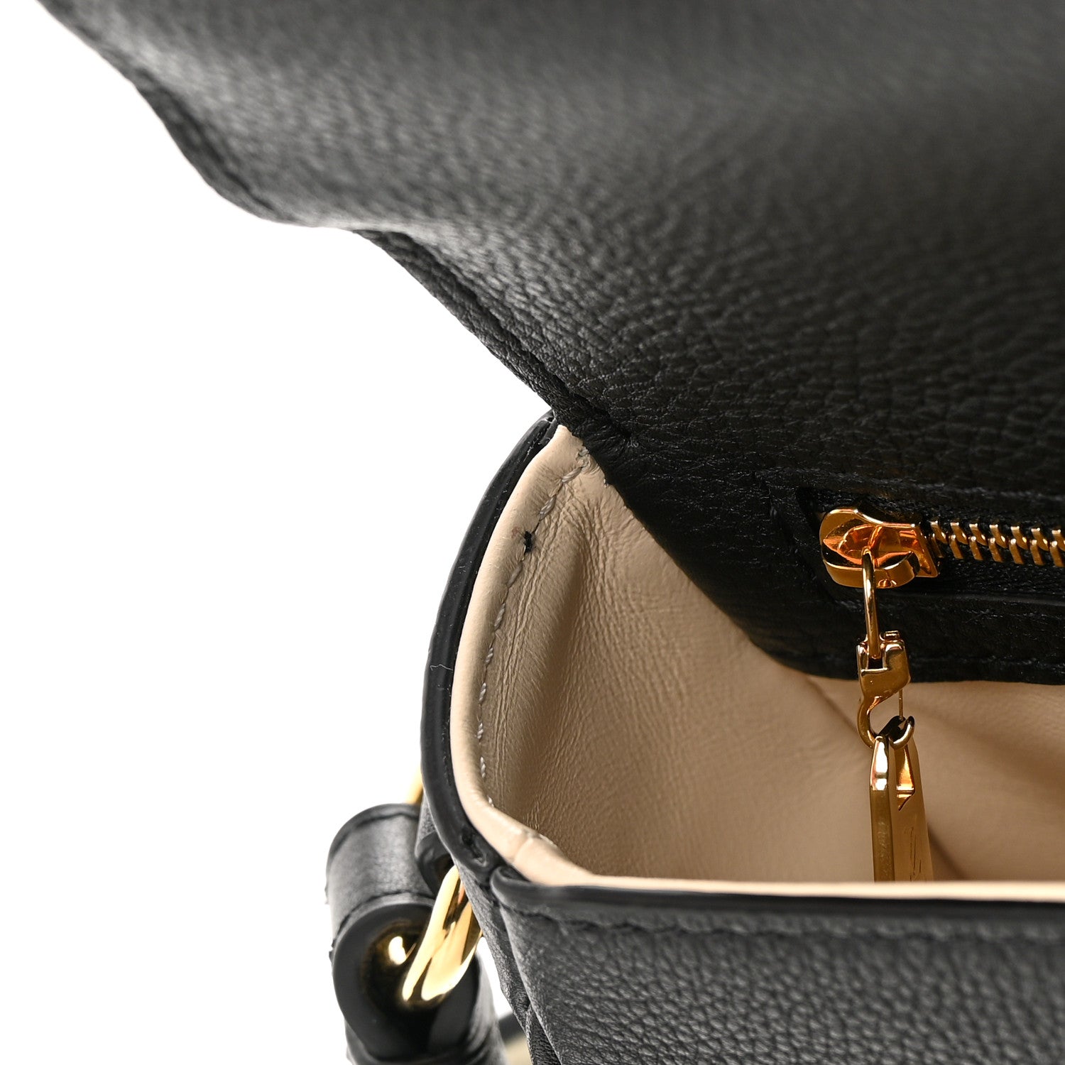 Louis Vuitton Grained Calfskin LV Pont 9 Soft MM Black 11 of 12