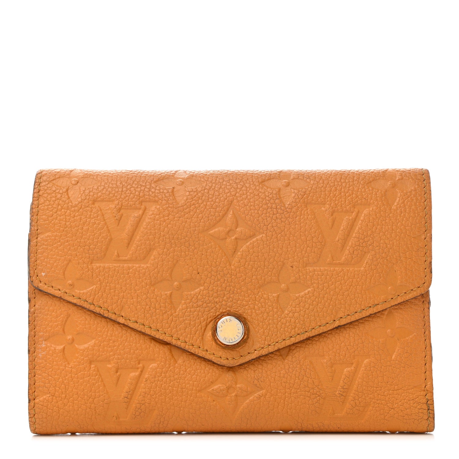 Louis Vuitton Empreinte Compact Curieuse Wallet Safran 1 of 10