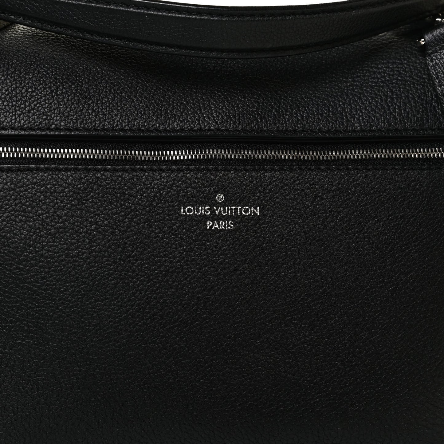 Soft Calfskin My Lockme Top Handle Vanille Black