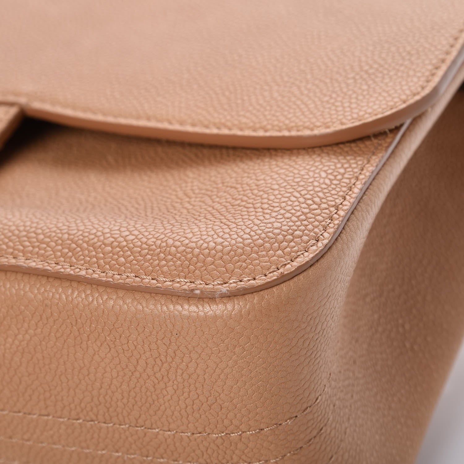 Chanel Grained Calfskin Jumbo Classic Pure Double Flap Beige 10 of 10