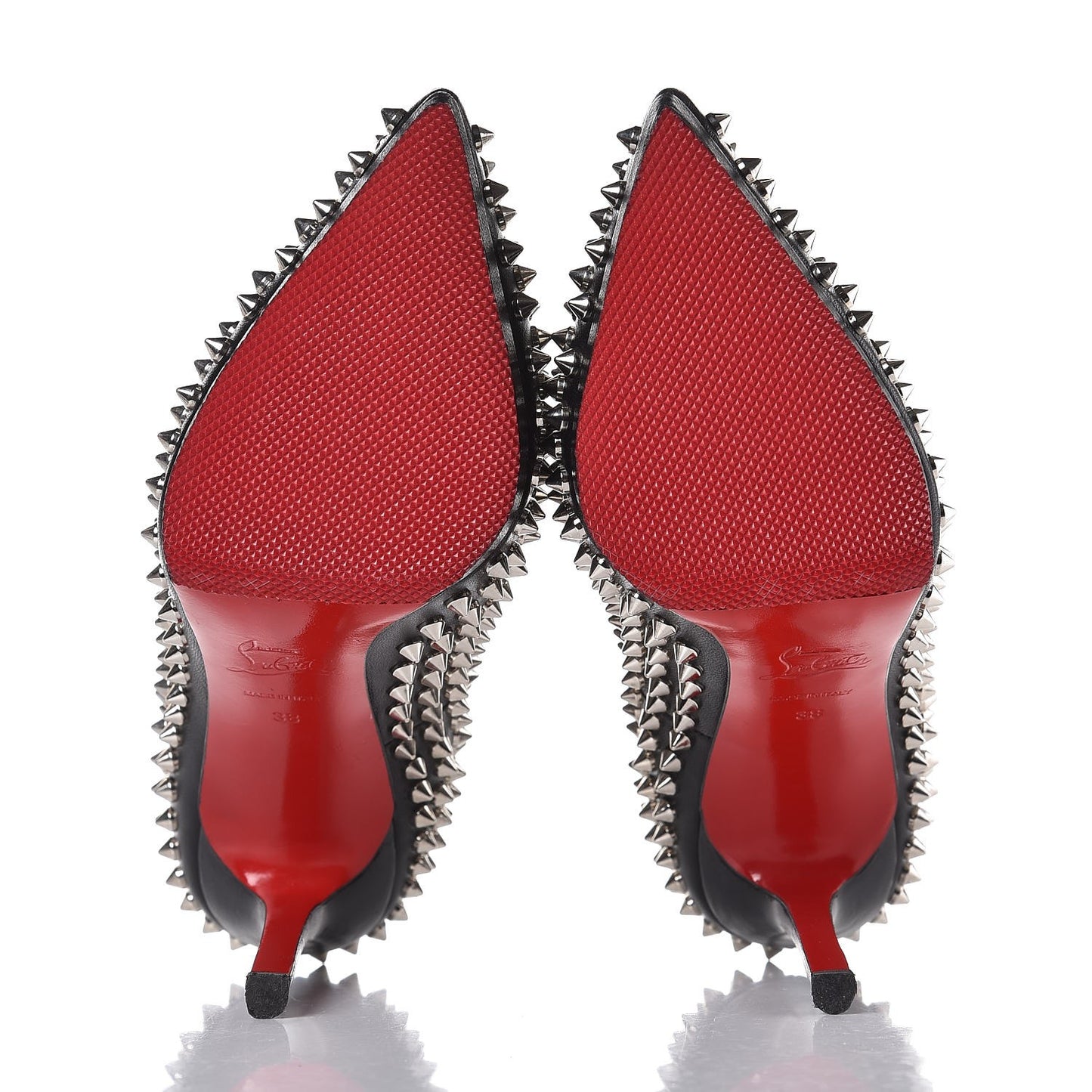 Nappa Pigalle Plato Spikes 120 Pumps 38 Black