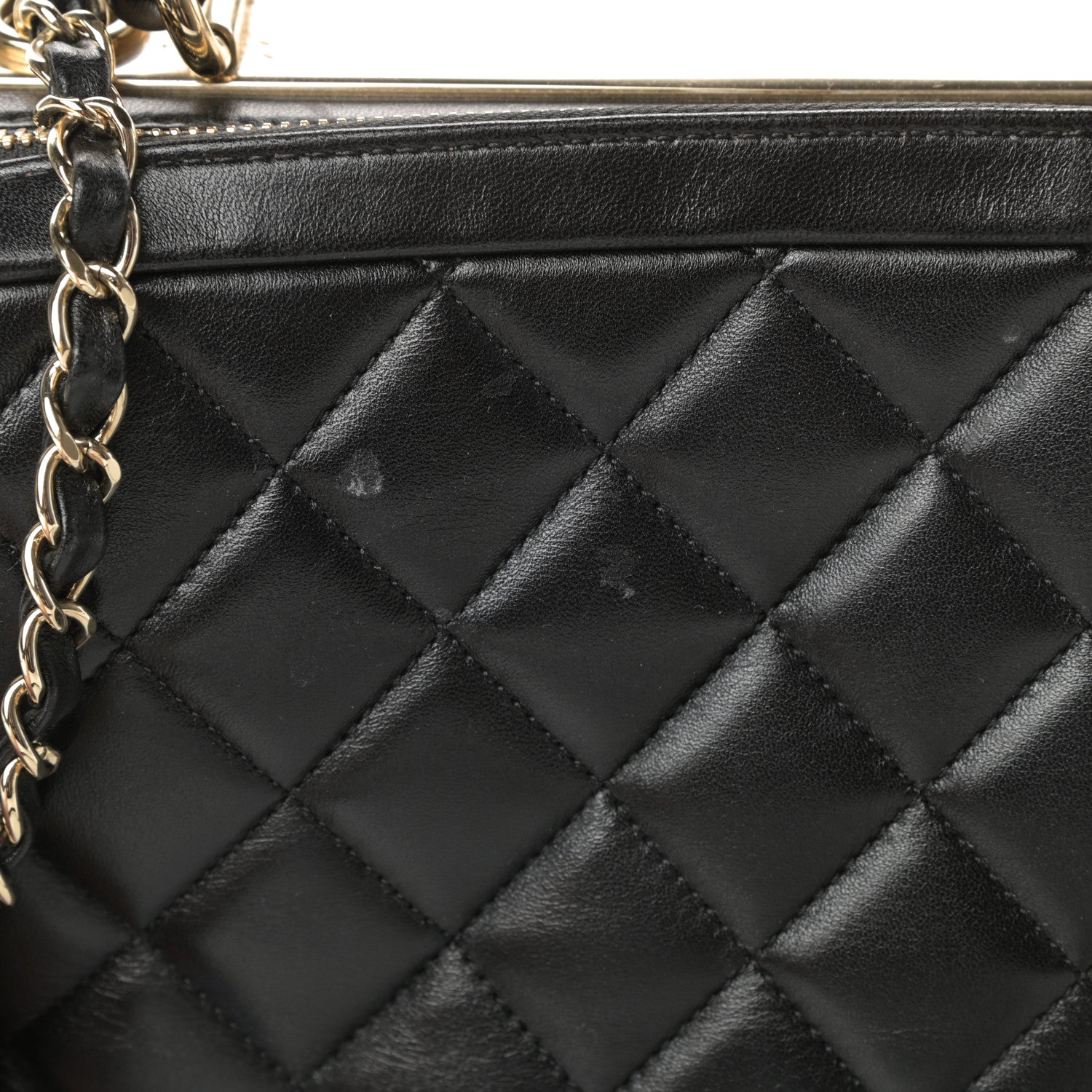 Chanel Lambskin Quilted Medium Trendy CC Bowling Bag Black 12 of 15