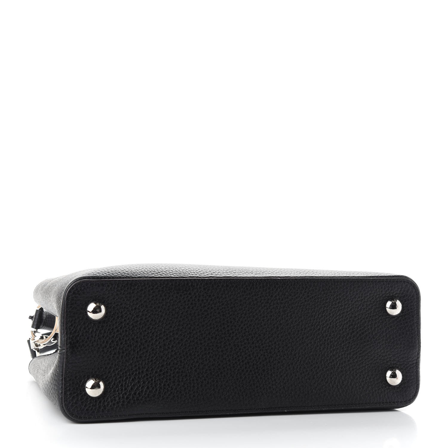 Louis Vuitton Taurillon Capucines PM Black 4 of 8