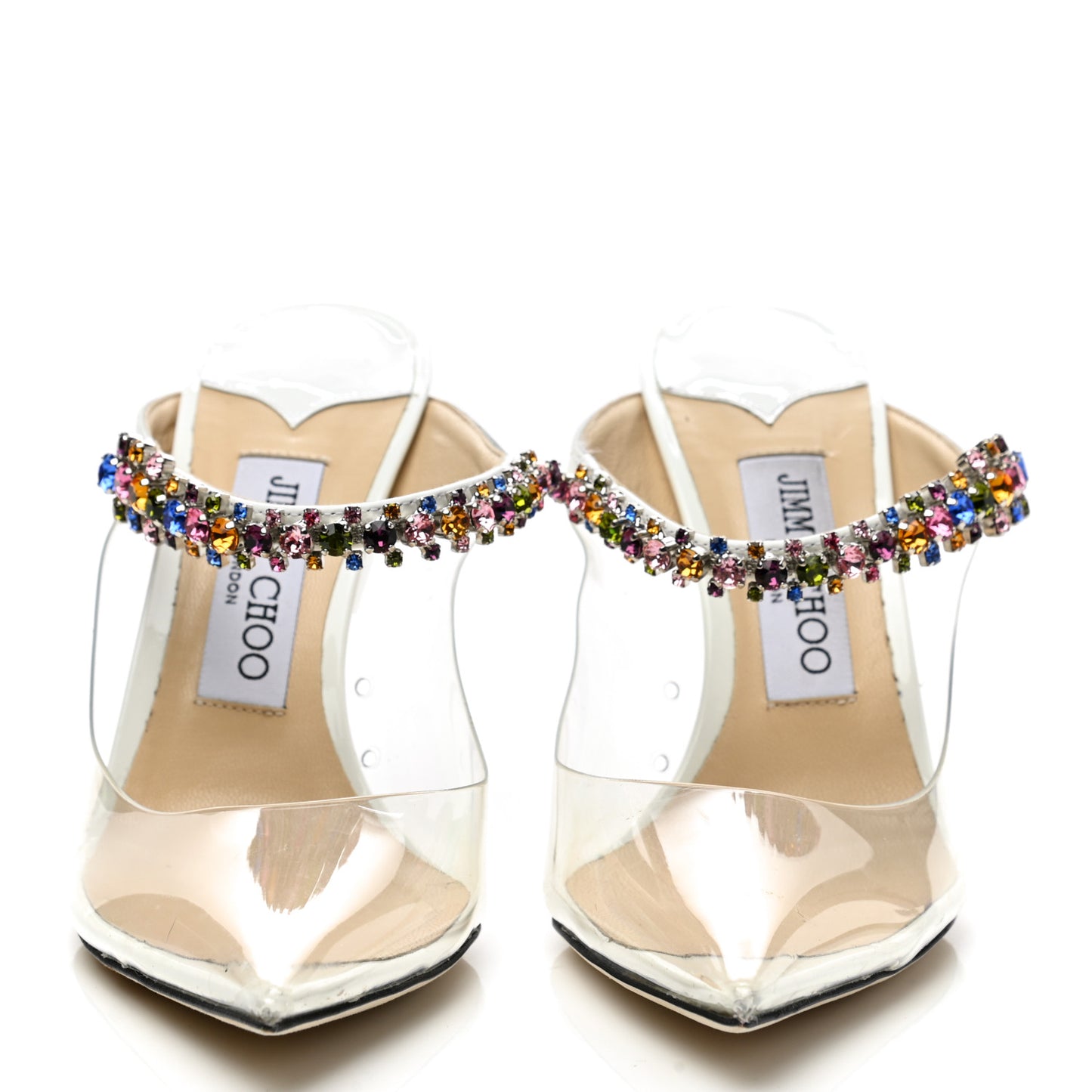 Patent Crystal Bing 100 Pumps 37.5 White Transparent