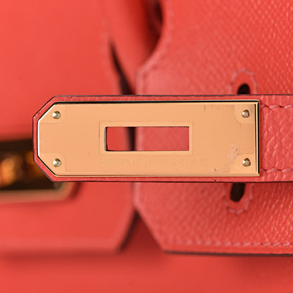 Hermes Epsom Birkin 30 Rose Jaipur 26 of 36