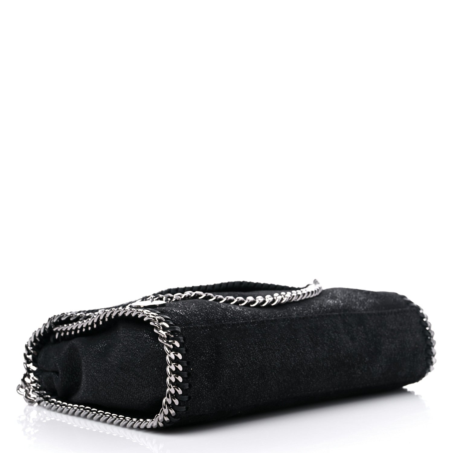 Stella McCartney Shaggy Deer Mini Falabella Shoulder Bag Black 4 of 9