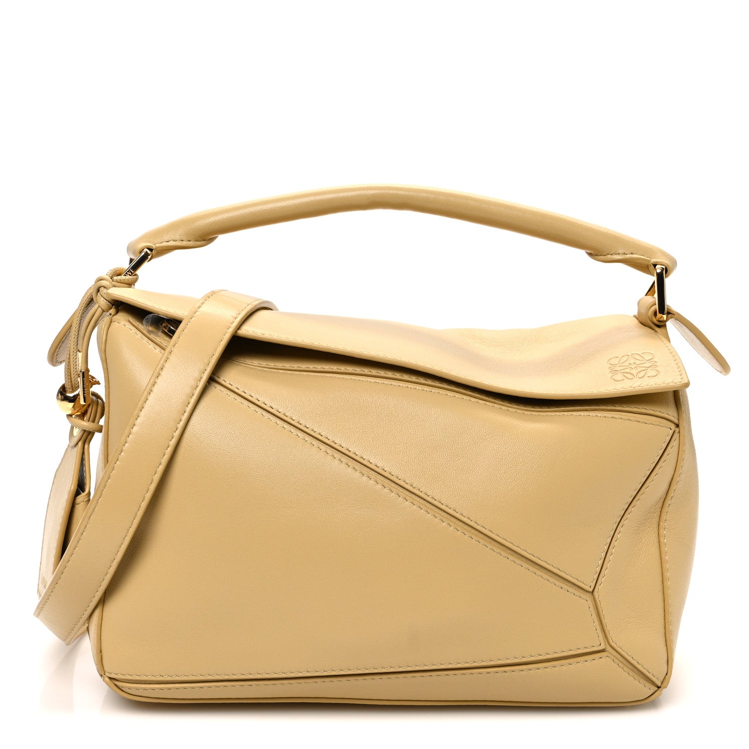 Loewe Calfskin Small Puzzle Bag Dark Butter 1 of 10