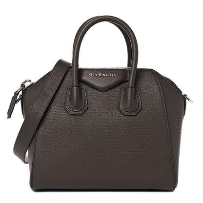 Givenchy Sugar Goatskin Mini Antigona Heather Grey 1 of 15