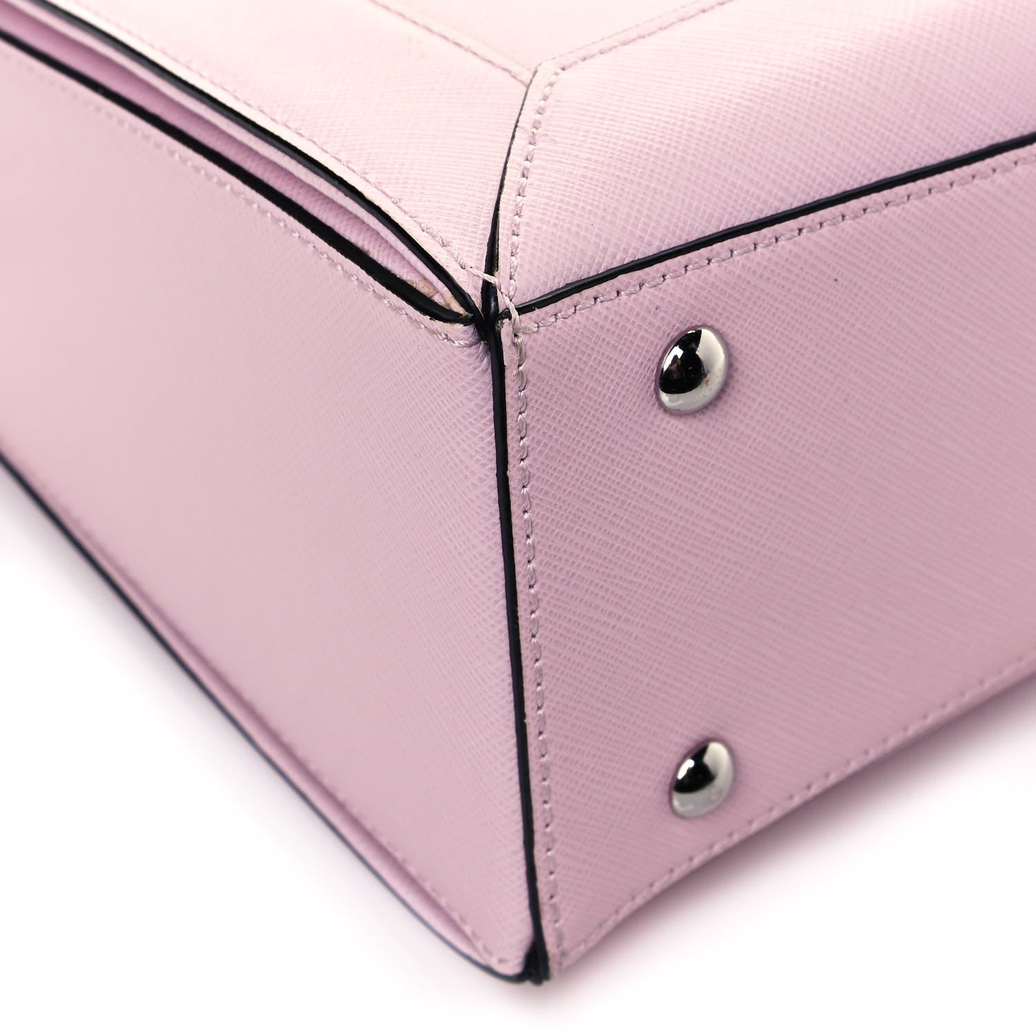 MCM Saffiano Nuovo Tote Chalk Pink 7 of 11
