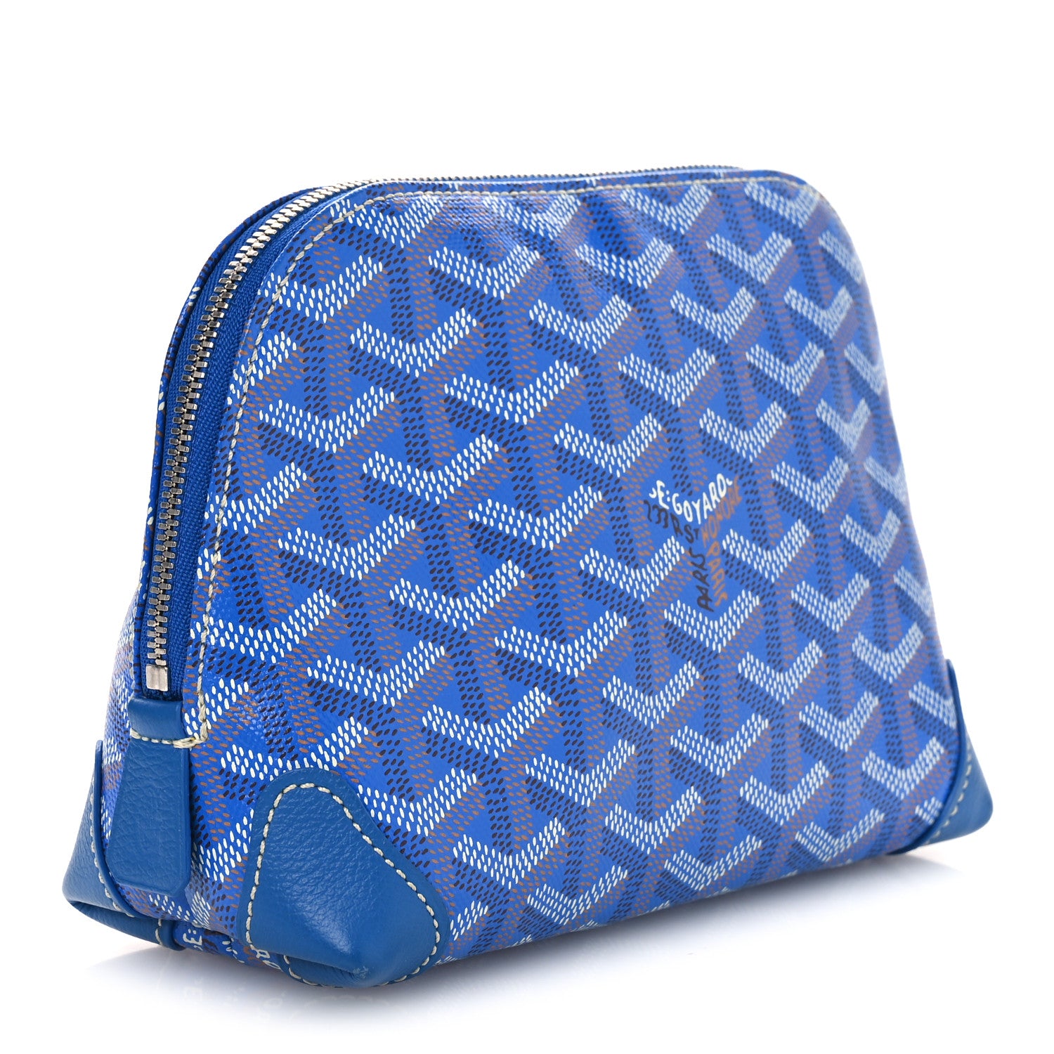 Goyard Goyardine Vendome Toiletry Pouch Sky Blue 3 of 9