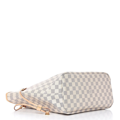 Louis Vuitton Damier Azur Neo Neverfull MM Rose Ballerine 4 of 12