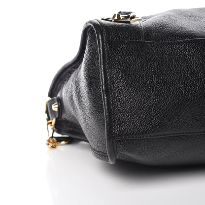 Balenciaga Chevre Gold Metallic Edge Hardware City Black 9 of 10