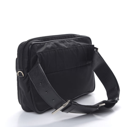 Prada Tessuto Nylon Saffiano Belt Bag Black 2 of 13