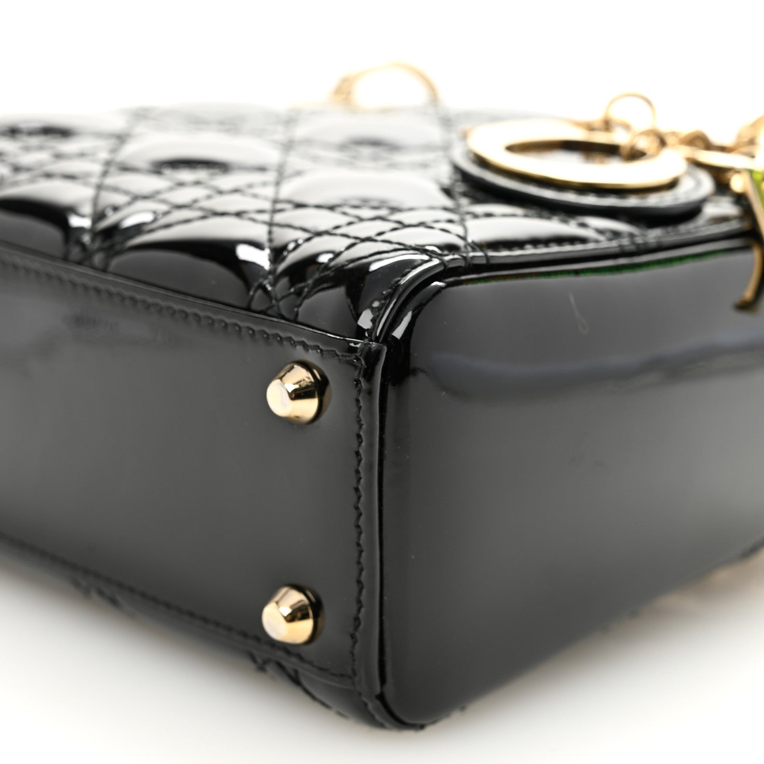 Christian Dior Patent Cannage Mini Lady Dior Black 10 of 10