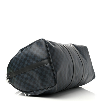Louis Vuitton Damier Cobalt Keepall Bandouliere 55 4 of 10