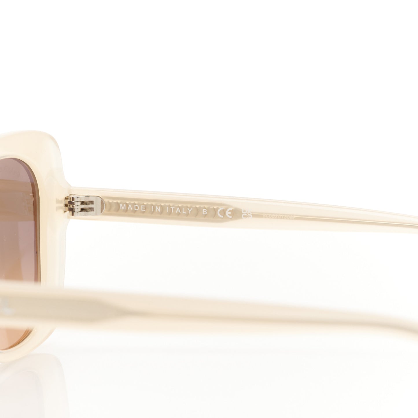Acetate Rectangle Sunglasses 5504 Beige