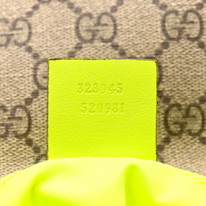 Gucci GG Supreme Monogram Kids Heart Crossbody Yellow 7 of 11