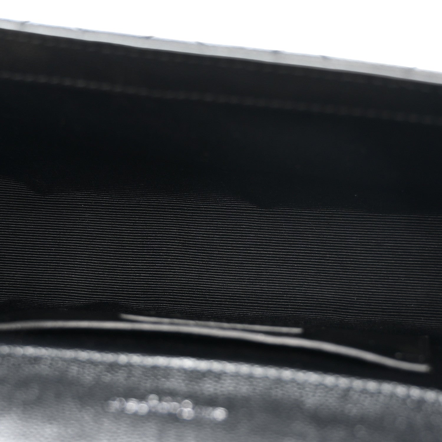 Saint Laurent Grain De Poudre Textured Mixed Matelasse Triquilt Small Monogram Satchel Black 5 of 10