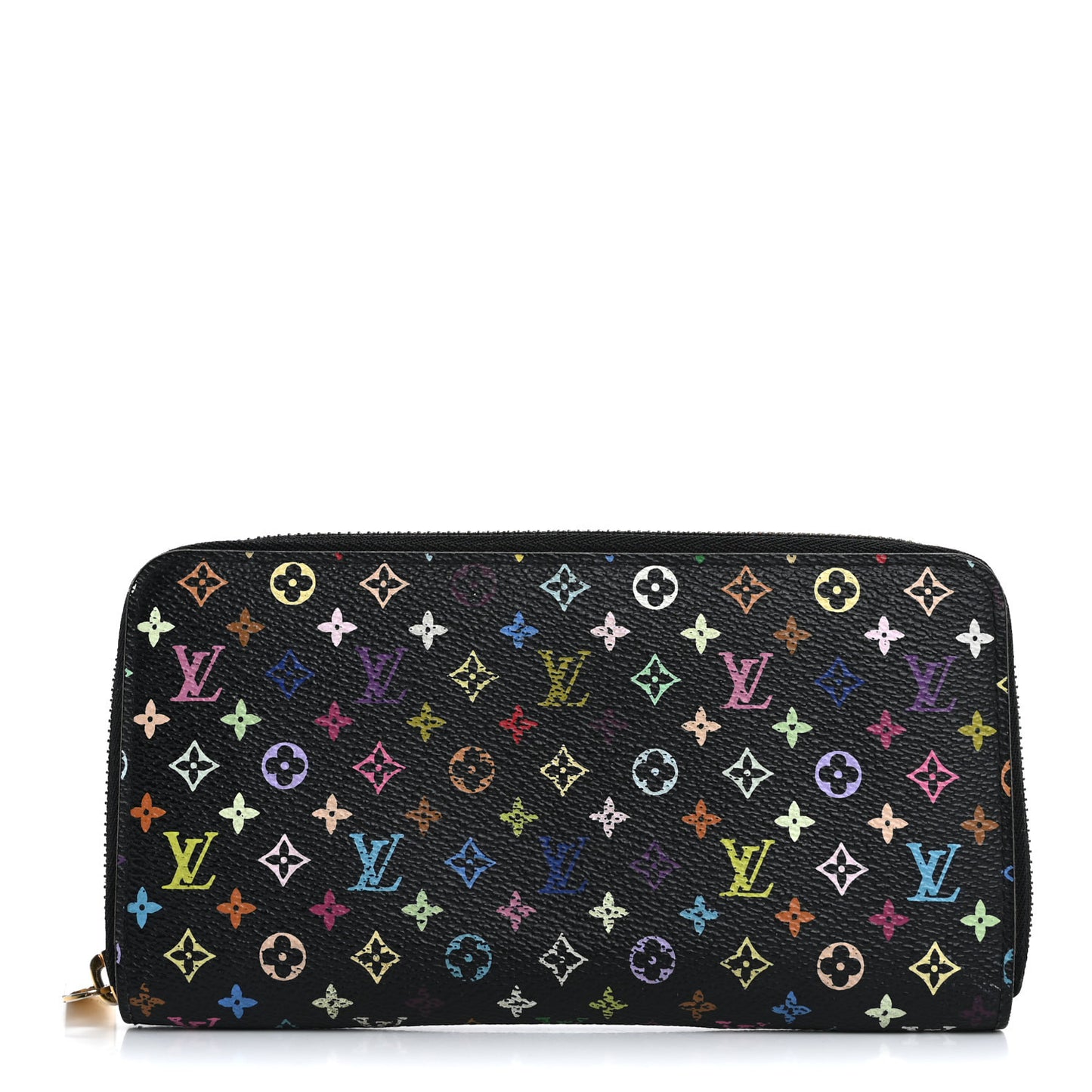 Monogram Multicolor Zippy Wallet Black Grenade