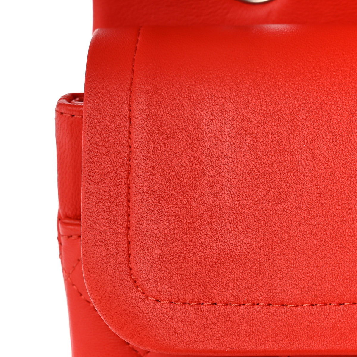 Chanel Lambskin Quilted Medium Double Flap Red 12 of 12