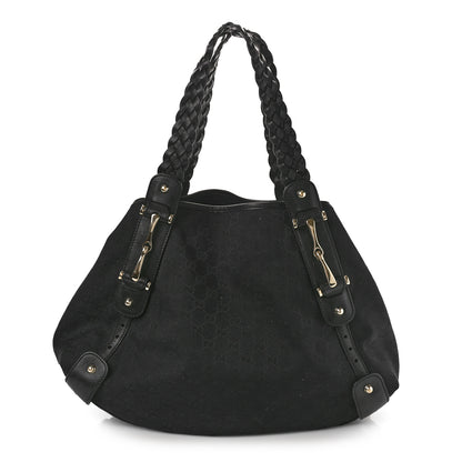 Gucci Monogram Medium Pelham Shoulder Bag Black 1 of 11