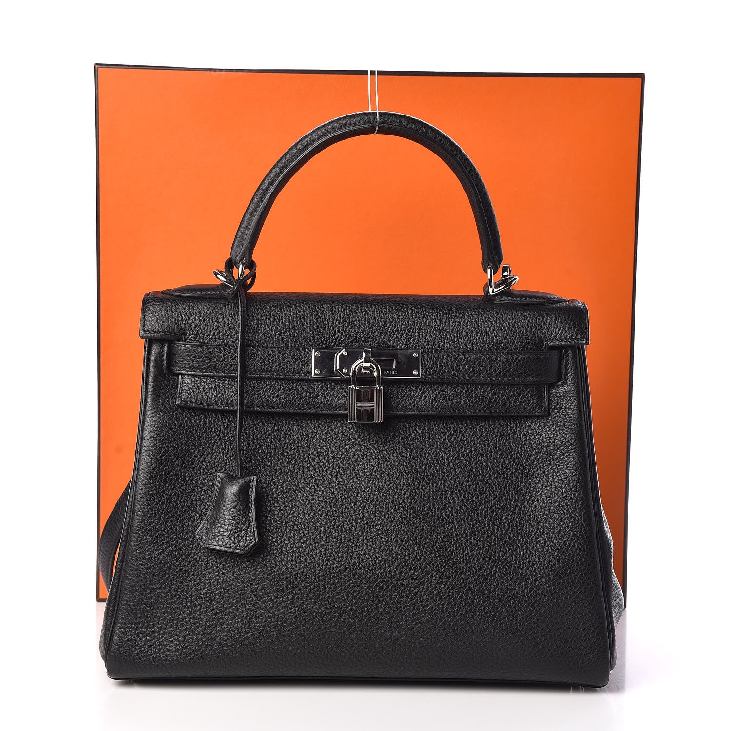 Hermes Togo Kelly Retourne 28 Black 39 of 39