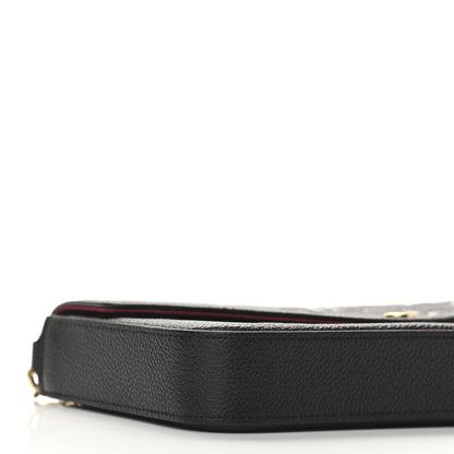 Louis Vuitton Empreinte Monogram Giant Felicie Pochette Black Beige 8 of 9