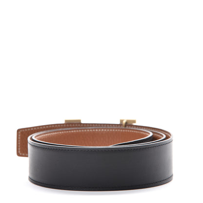 Hermes Swift Togo 42mm Constance Belt 85 Black Gold 2 of 10
