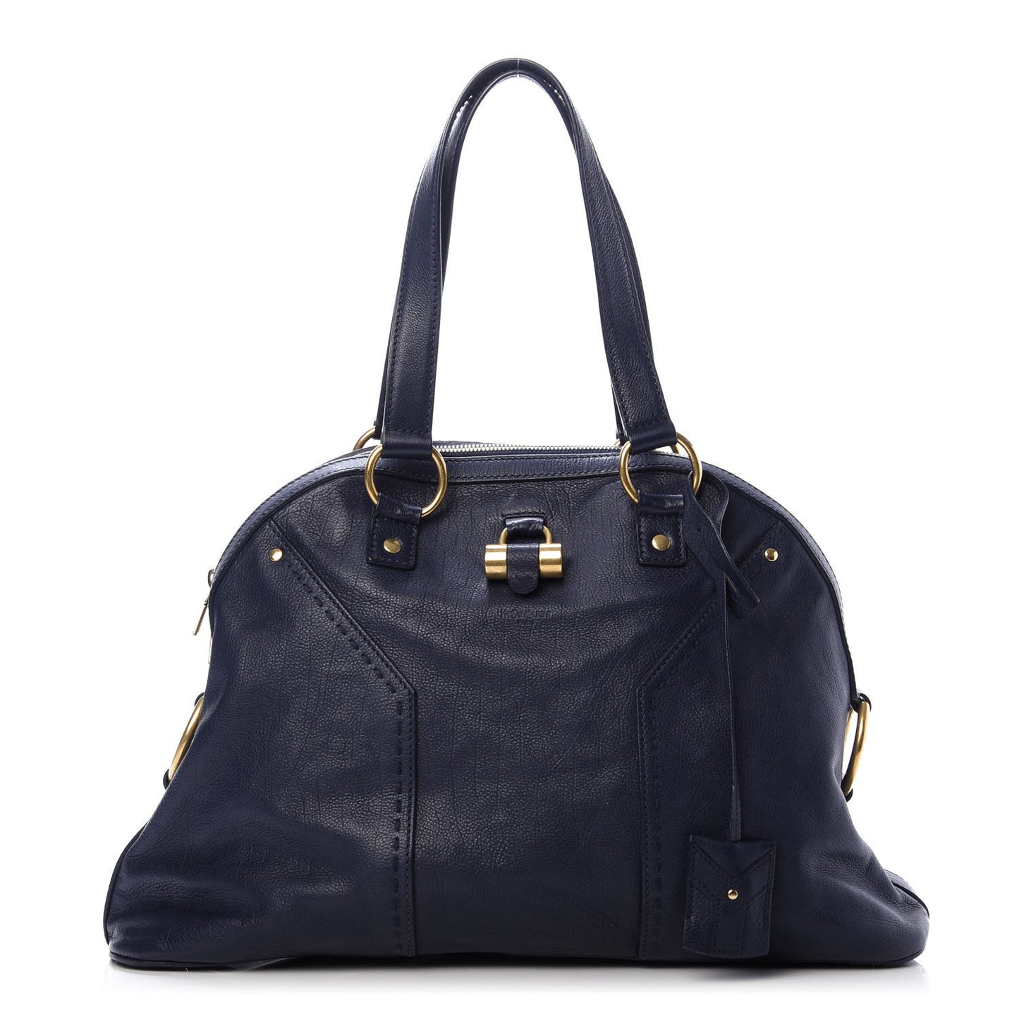 Calfskin Large Muse Navy Blue