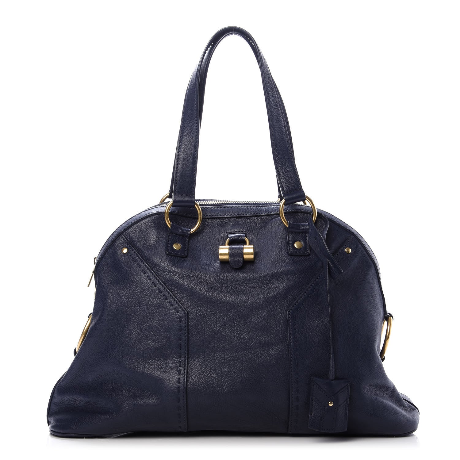Saint Laurent Calfskin Large Muse Navy Blue 1 of 12