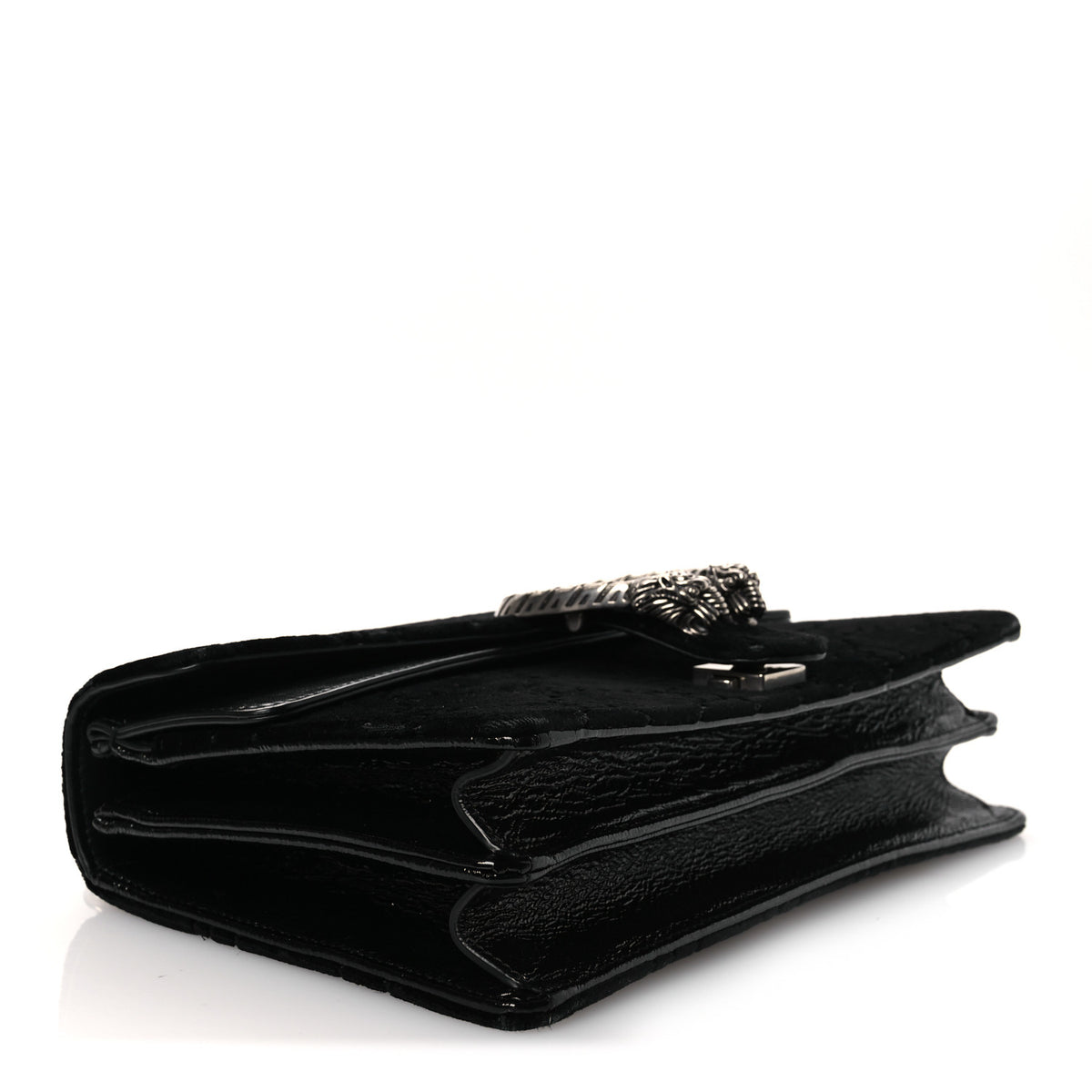 Gucci Velvet GG Monogram Small Dionysus Shoulder Bag Black 4 of 11