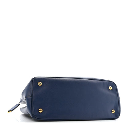 Prada Saffiano Lux Medium Tote Bluette 4 of 14