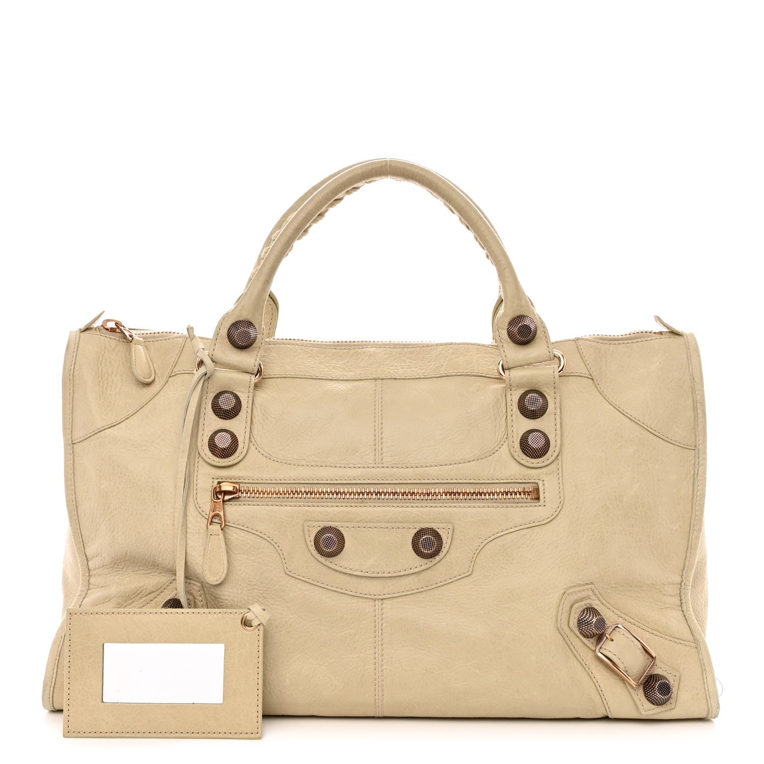 Balenciaga Agneau Giant 21 Rose Gold Hardware Work Praline 1 of 14