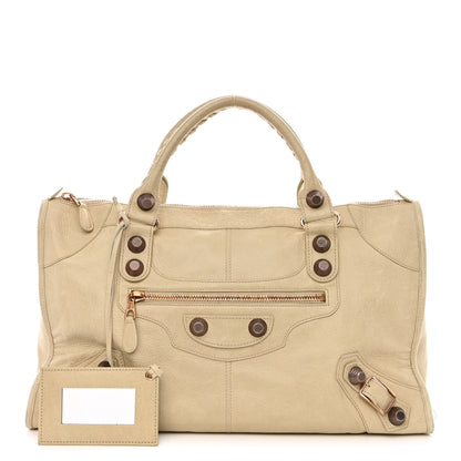 Balenciaga Agneau Giant 21 Rose Gold Hardware Work Praline 1 of 14