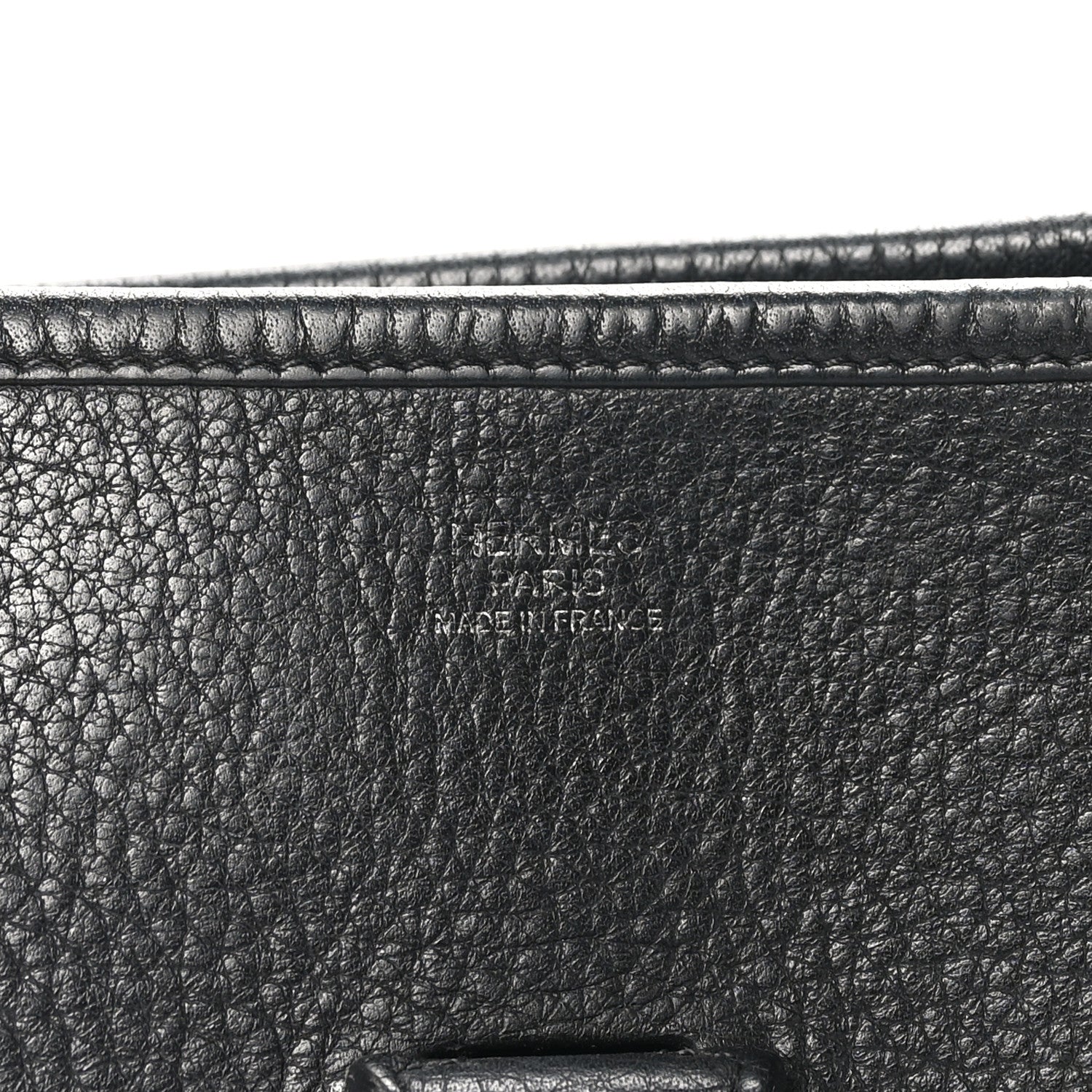 Hermes Taurillon Clemence Evelyne III GM Black 6 of 11