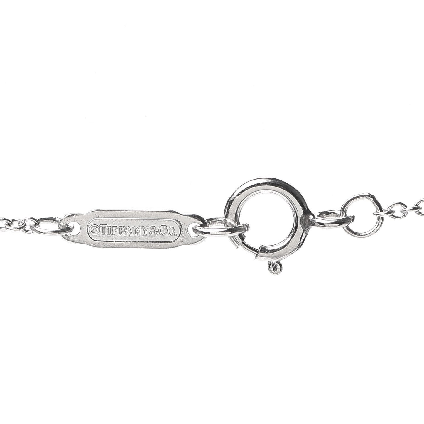 Platinum Diamond Small Heart Pendant Necklace