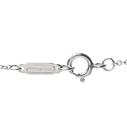 Tiffany Platinum Diamond Small Heart Pendant Necklace 5 of 7
