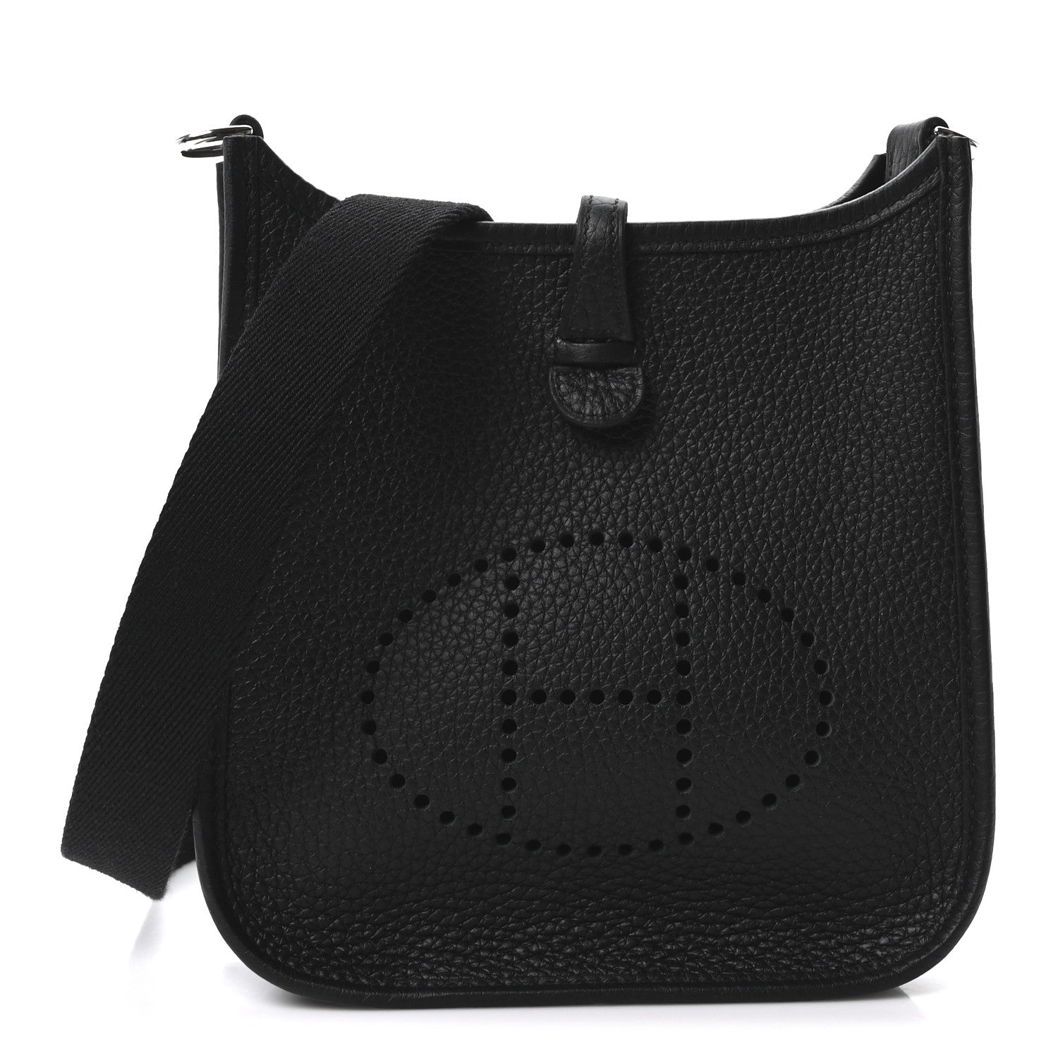 Hermes Taurillon Clemence Evelyne TPM Black 1 of 10