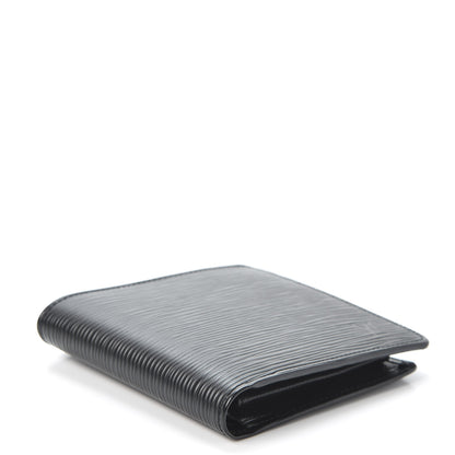 Louis Vuitton Epi Porte-Billets Cartes Credit Monnaie Wallet Black 3 of 9