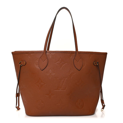 Louis Vuitton Empreinte Monogram Giant Neverfull MM Cognac 1 of 11