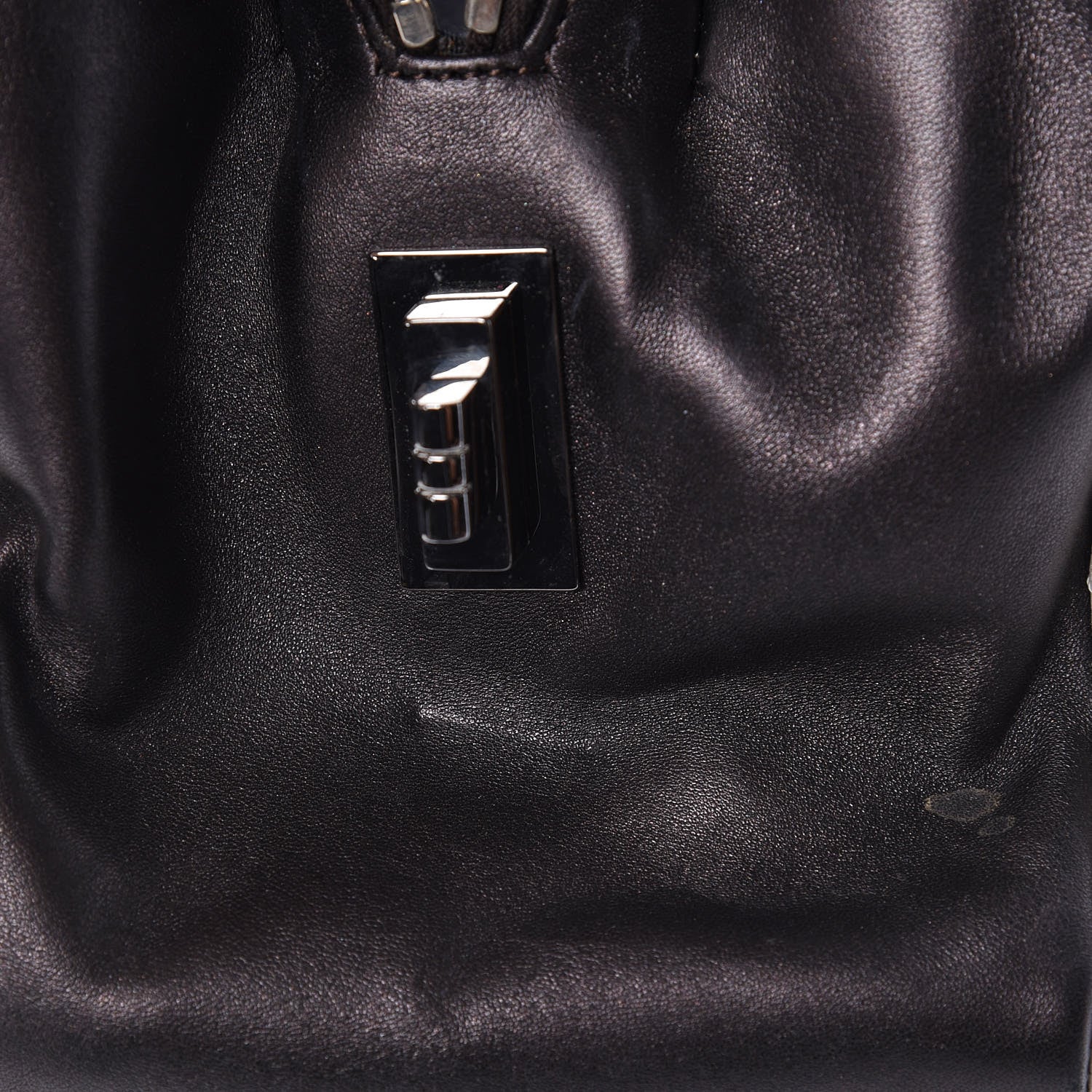 Chanel Metallic Lambskin Quilted Mademoiselle Tote Pearl 11 of 13