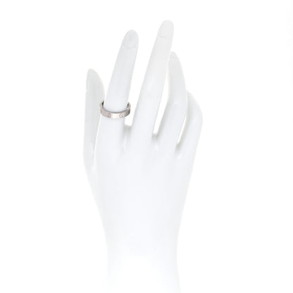 Cartier 18K White Gold 3.5mm LOVE Wedding Band Ring 57 8 4 of 8