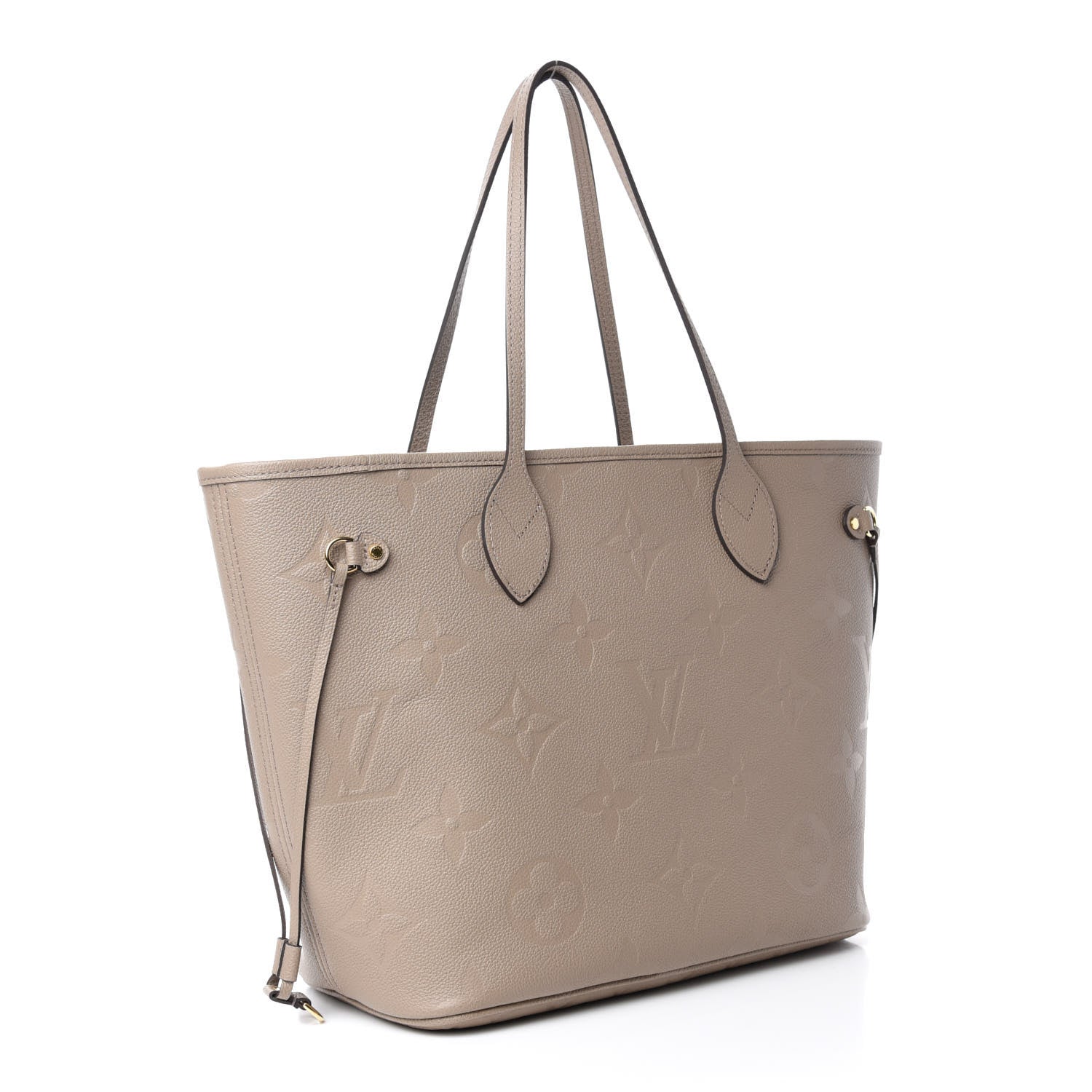 Louis Vuitton Empreinte Monogram Giant Neverfull MM Tourterelle 3 of 9