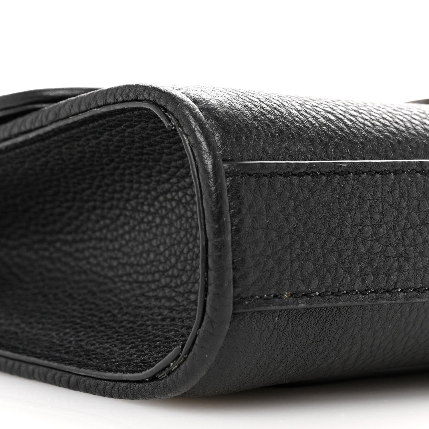 Valentino Garavani Grainy Calfskin Monochrome Bag Black 8 of 11