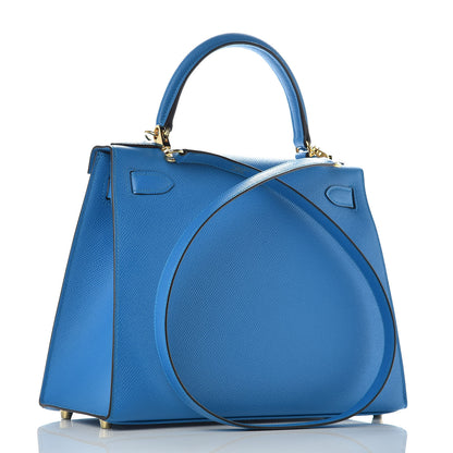 Hermes Epsom Kelly Sellier 28 Bleu Zanzibar 3 of 43