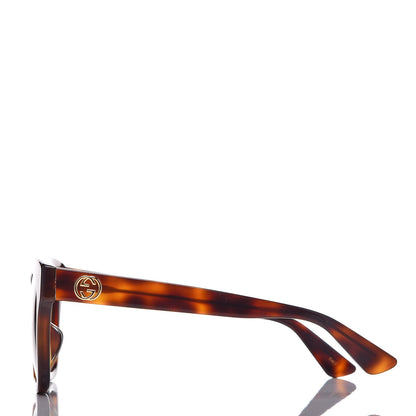 Gucci Acetate Square Frame Sunglasses GG0029SA Tortoise 3 of 7