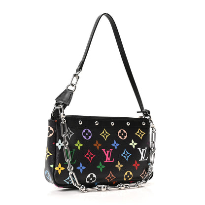 Louis Vuitton LV X TM Monogram Multicolor Pochette Accessories Black 3 of 9