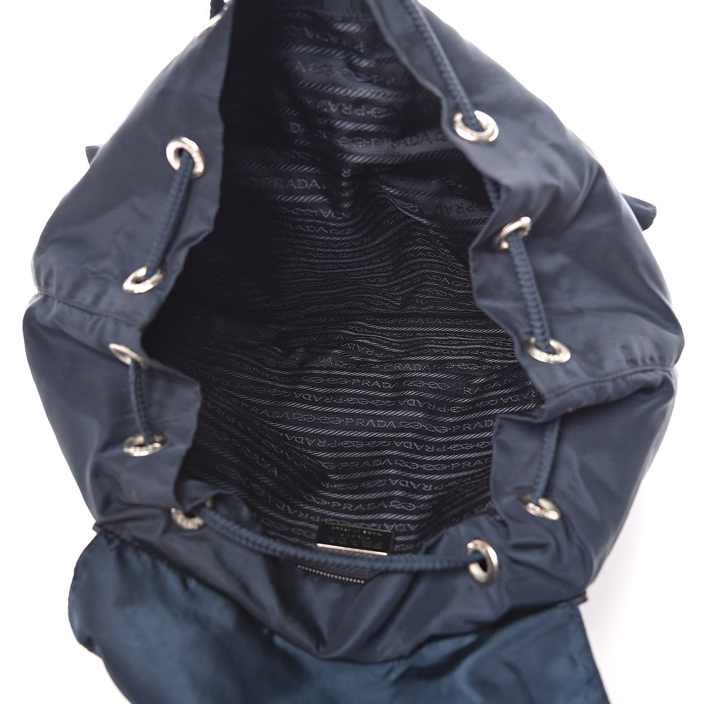 Nylon Vela Medium Backpack Bluette
