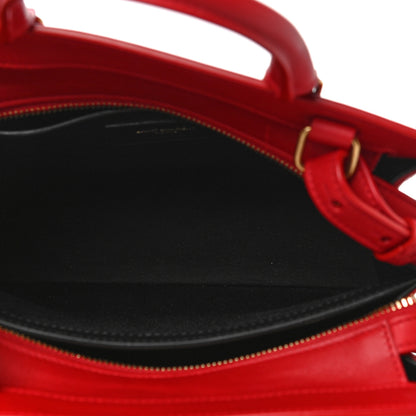 Saint Laurent Smooth Calfskin Small East Side Tote Rouge Eros 4 of 11